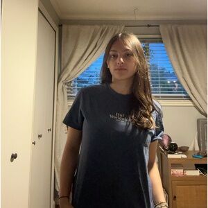 Blue and purple HUF t shirt